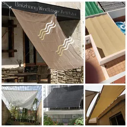 Personalizável HDPE Sun Shade Net Pátio ao ar livre Sombreia vela vela anti-UV Pergola Sun Canopy Balcony Fence Privacy Screen Mesh