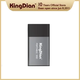 Anlaufer kostenloser Versand Kingdian tragbarer SSD 120 GB/250 GB/500 GB/1 TB AHCI -Protokoll 400 MB/s Typec zu USB3.0 External Festplatte SSD