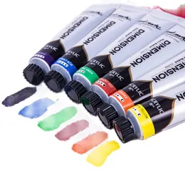 8 colori in metallo perlescente colore professionale vernice acrilica scarpe abiti fai -da -te dipingono a mano set di vernici acriliche in plastica alta 18 ml