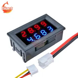 Mini 5 Drähte digital 0.28 '' DC 0-100V 10A Voltmeter Amperemeter-Volt-AMP-Spannungsstrom Tester Panel Dual LED-Anzeige DC 5V