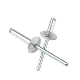 M6.4 Aluminium Dome Head Self Plugging Rivets 10 12 25 30 35mm Nail Pop Rivet For Furniture Car Aircraft