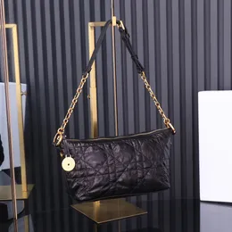 Moda kadın omuz çantası çanta klasik hobos 28.5cm zincir çantalar 26570