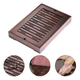 1pc Tea Table Service Service Tray Bamboo Tea Accessories Accessories прямоугольный чай