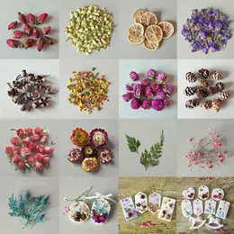 1Set gepresst getrocknete Blume Aromatherapie Kerze für handgefertigte Anhänger Halskette Schmuck Handwerk Duft Kerzezubehör NEU