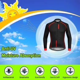 Autumn/Spring Cycling Cycling Mans Mags de manga longa de montanha de montanha de bicicleta MAILLOT ROPA Ciclismo