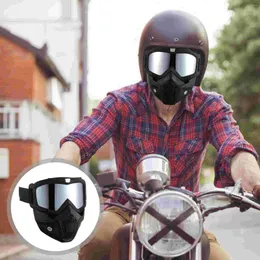 خوذات الدراجات النارية نظارات واقية من أقنعة الوجه حافظ على دافئة الإطار مصنوع من مواد TPU المستوردة