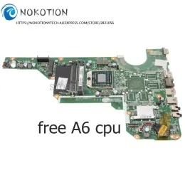 Płyta główna NOKOTION DA0R53MB6E0 DA0R53MB6E1 683029501 683029001 Dla HP Pavilion G42000 G6 G62000 G72000 Laptop Board Bezpłatne A6 CPU