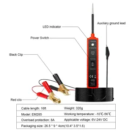 Multifunktionaler Antriebstest Pen 6v-24V mit Kfz-Schaltkreis-Tester elektrischer Systemtester