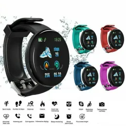 Uhren neue D18S -Männer/Frauen 1,44 Zoll Smart Watch Color Screen Smartwatch Sports Tracker Blutdruck Herzfrequenz -Monitor Elektronenuhr