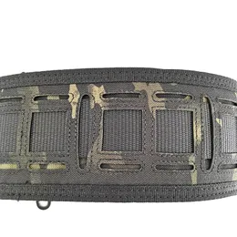 Taktiskt bälte Airsoft Molle Battle Belt Army Military Combat Gear Outdoor Working Hunt Laser Cutting Soft Padded midjebälte