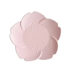 لوحة السيراميك أدوات المائدة الصلصة الوردي الكرز زهر العظم الصين الصين السلطة صحن التوابل الطبق المنزل مستلزمات المطبخ
