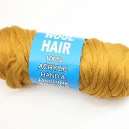 5pcs Wunsch nach Haargarn Brasilianische Wolle Haare Flammhemmende synthetische Faser zum Flechten