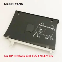 Gabinete Nigudeyang Novo para HP Probook 450 455 470 475 G5 SATA HDD SSD 2.5 Frame de caddy do suporte do disco rígido