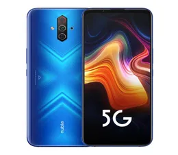 오리지널 Nubia Play 5G LTE 휴대 전화 8GB RAM 128GB 256GB ROM SNAPDRAGON 765G OCTA CORE Android 665QUOT 48MP FACE ID 지문 지문 PR3593636