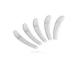 100pcslot mini kozmetik spatula kepçe tek kullanımlık beyaz spatula 50mm plastik SP5175667