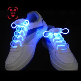 12 colori LED Flash Glow Shoe Shoe Laces Party Concert Scarpe Disco Disco Glow Stick Shoelaces Boys Girls Multicolor Shoe Strings