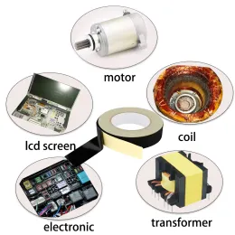 30mの黒い酢酸布接着テープ酢酸電気電話lcd修理用高温抵抗テープ