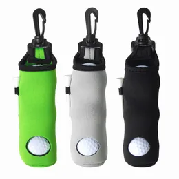 7 PCs/Bolas de golfe definidas e porta -camisetas com 3 bolas e 3 camisetas com gancho leve portátil Golf Bag Kit Presente para jogador de golfe