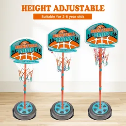 Adjustable Height Kids Basketball Hoop Indoor And Outdoor Basketball Hoop Stand Set For Toddlers Christmas Birthday Gifts For