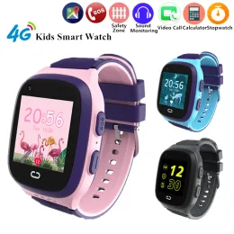 Uhren LT31 Smart Watch Kids 4G Videoanruf Voice Chat Phone Wasserdichte SOS LBS Standort Fernüberwachung Kinder SmartWatch