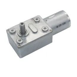 Partihandel Jgy-370 Högt vridmoment 2-210 rpm Låg hastighet 6V 24V 12V DC Motorelektrisk motor Worm Gear Motor med fyrkantig växellåda