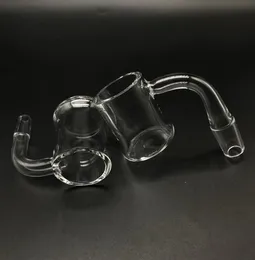 Helhet 3mm väggtjock platt topp kvarts banger nagel med 30 mm od 10mm 14mm 18mm manlig kvinnlig evan shore bangers för rökning pipes5323537