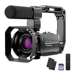 フルセット10x光学ズームデジタルカメラ用オートフォーカス4kvideoカムコーダーウルトラHD 30MP wifi vlogging 240407