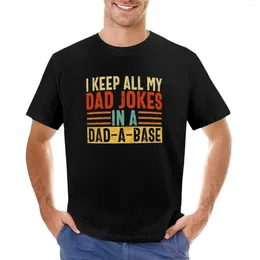 Herrpolos jag håller alla mina pappa skämt i en bas-t-shirt överdimensionerade plus storlekar herr t skjortor avslappnad snygg