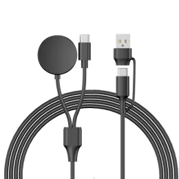 Accessoires USB C -Ladegerät für Samsung Galaxy Watch 2 in 1 Typ C USB Ein Kabel 3.94 Pass für Galaxy Watch 5 Pro/5/4/4 Klassische Galaxy S22/21