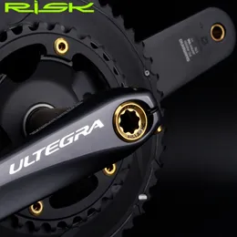 Risk m20x8mm titanlegering cykel vevset arm bulttrådar cykeldelar vev arm skruv torx