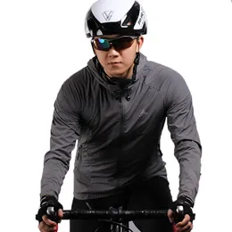Ultralight Hooded Thin Bicycle Jacket Unisex Bike Windproof Coat Road Mtb Aero Cycling Wind Coat Män Kläder snabba torra jackor