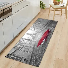 Casa per la casa della casa ingresso portello camera da letto comodino eiffel tower moture decorazioni tappeto tappeto balcone bagno anti-slip tappetino