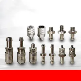 Mässing Mini Pipe Fittings Pneumatic / Medical Devices / Notebook Computer Water Cooled Quick COUPLING