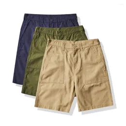 Herren Shorts Sommer Mai Khaki Vintage Cargo Casual Hosen fünfte Medium