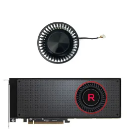 パッド75mm 4pin BFB1012SHA01 BV5 RX VEGA56 VEGA64 AMD XFX RADEON RX VEGAのクーラーファン64 56シルバーグラフィックスカードファン