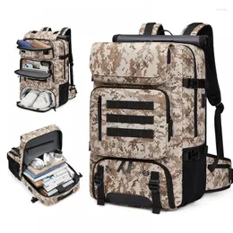 Backpack -Border Men's Large Capacity Multi-Functional Camouflage Mountaineering Bag Leisure Waterproof Outdoor Travel Spor