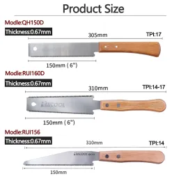 Doppelkantiger japanischer Säge kleiner Ryoba Pull Saw SK5 Flexible feine Zahnspüsch geschnittene Trimmsäge schnell geschnittene Holzbearbeitungswerkzeuge