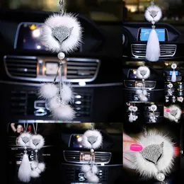 New Head Head Rearview Mirror Pendant Protect Safety Decoration Car Accessories for Woman