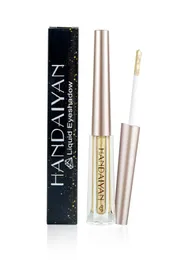 Handaiyan 12 Color Diamond Liquid теней для век мягкие буйные тени для век Новый визуальный макияж мигающий светлый