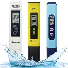 Цифровой PH / TDS / EC METER PEN Точность тестера 0.1 Аквариум бассейн чистка прочиты