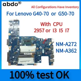 اللوحة الأم NMA362 NMA272. for Lenovo G4070 G5070 G4080 G5080 LAPTOP Motherboard.with CPU I3 I5 I7 4TH GEN.DDR3 100 ٪ اختبار