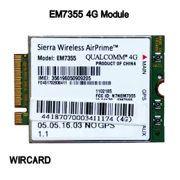 Modems EM7355 4G -kort GOBI5000 WWAN HSPA NGFF 4G -modul för Dell -bärbar dator