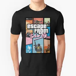 Escape From Tarkov-Vice City Style T Shirt Maska 1sch Altyn Escape From Tarkov Killa Rosja AKM AK 47 M4 FPS