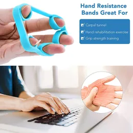 Gripper a mano Espansore Finger Expander Esercizio a mano Grip Puntore Fornatore Fornatore di dito Escermatrice Resistenza Bande Fitness