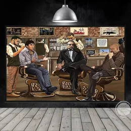 Classic Poker Movie Barbershop Godfather Wall Art Canvas Painting Modern Living Room Bedroom Home Decor Pictures Posters Prints