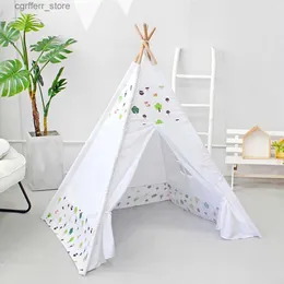 TOY TENTS WIGWAM for Childrens Tent House for Children Tents Childrens Tipi Tent for Kids Child Teepee Play Tent 110*110*140cm L410