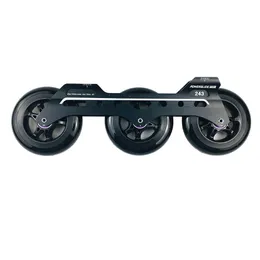 PowerSlide Speed ​​Inline Skates Base 243mm Frame 3*110mm hjul Roller Skating Basin ILQ-11 Lager Hållbara 85A Patines Däck