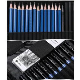 36/40pcs Drawing Pencil Schizzo dipinto di pittura in tela BASS CHARCOAL KIFE SET GIOCO DI NAMBINO PER DAGNO DAGNO SCHEGGI IN CHIUSI