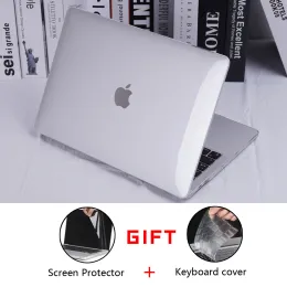 MacBook Pro 13 Case 2020 M1 A2338 MacBook Air 용 Touch ID Coque Case Laptop Case 13 A2337 Funda Pro 16 Case 11 12 15 액세서리