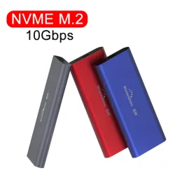 エンクロージャーPCIE M.2 NVME GEN2 10GBPS SATA NGFF 6GBPS CASE USB SSDエンクロージャータイプC USB 3.1 SSDケースNVMEハードディスクエンクロージャーHDDケースケース